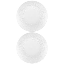 Набор тарелок обеденных 2 пр. 23*23*2,5 см "Тюльпаны" фарфор