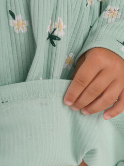 Платье Элла мятный букетик