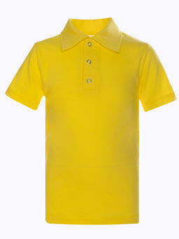 Футболка поло желтого цвета 659 (104, 56)