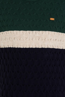 U. S. Polo Assn / Мужской темно-синий трикотажный свитер с круглым вырезом - U.s. polo assn фото 12