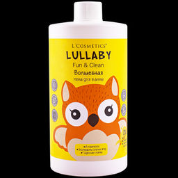 Детская пена для купания серии LULLABY с экстрактом спелых ягод 750 мл. Не содержит: SLS, парабенов, силиконов, синтетических красителей.