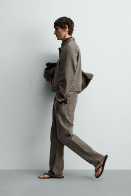 JEANS STRAIGHT FIT LIMITED EDITION / Verde gris - Zara фото 6