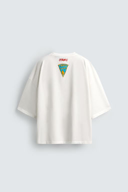 CAMISETA ILUSTRACI?N JAWS UCS LLC AND AMBLINX DYLAN?S T-SHIRT CLUB X ZARA / Blanco  фото 3