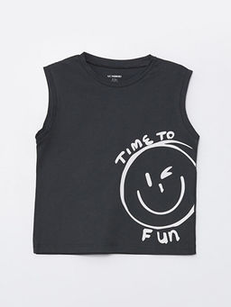 Bisiklet Yaka Kolsuz Erkek Bebek Atlet