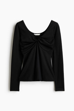 Top brillante con detalle girado - H&m фото 3