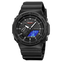 Часы наручные Skmei мужские электронные спортивные 2351black-black