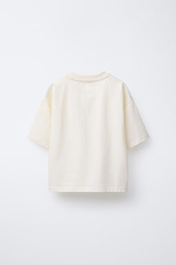 T-SHIRT WITH SLOGAN POCKET - Zara фото 2