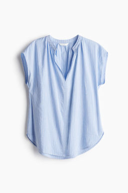 Blusa con cuello mao