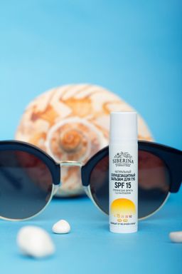 Солнцезащитный бальзам для губ SPF 15 Тропические фрукты с Д-пантенолом - Siberina фото 3
