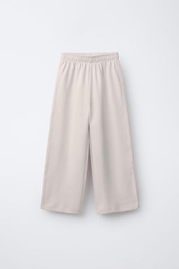 WIDE-LEG INTERLOCK TROUSERS - Zara фото 6