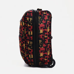 Чемодан малый 20, отдел на молнии, с расширением, наружный карман, 2 колеса, цвет серо-розовый - Simaland фото 2