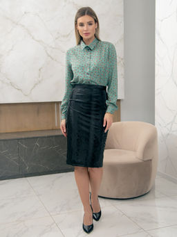 08-286 Юбка - Вишня фото 3