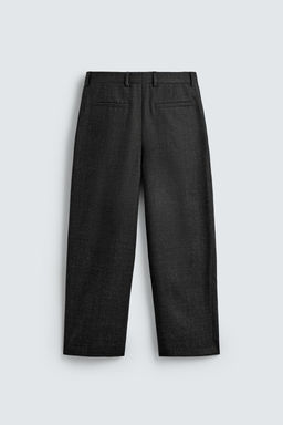 100% WOOL PLEATED TROUSERS LIMITED EDITION - Zara фото 8