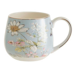 МЛ143L1 Кружка "Стрекоза" (430 мл) в подарочной упаковке, серый