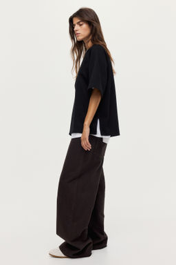 Camiseta interlock oversize - H&m фото 6