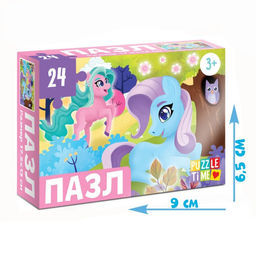 Пазл Сказочные пони, 24 элемента - Puzzle time фото 4