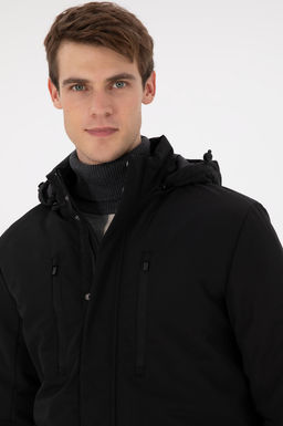Мужское черное пальто Неожиданная скидка в корзине - U.s. polo assn фото 2
