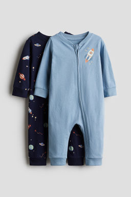 Pack de 2 pijamas de algod?n con dise?o estampado