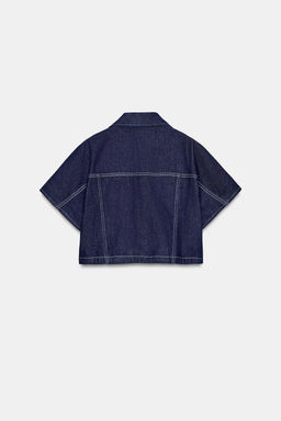 CAMISA Z1975 CORTA DENIM / Azul - Zara фото 7