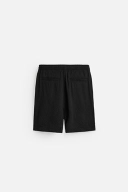 GEOMETRIC JACQUARD BERMUDA SHORTS - Zara фото 18