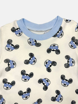 Пижама интерлок-пенье арт.C-PJ023-ITp, голубой микки - Мамин малыш фото 3