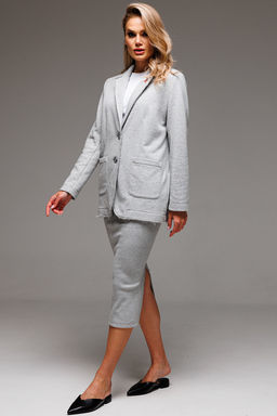 Костюм GO F7065/50-04.170-176 серый меланж
