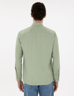 Ye_il Regular Fit Uzun Kollu G_mlek - Pierre cardin фото 5