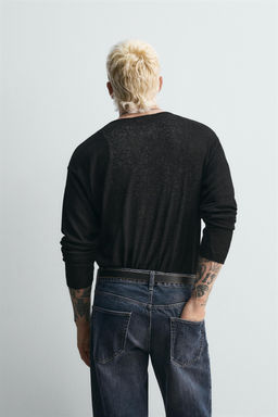BUTTON-NECK KNIT TOP - Zara фото 3