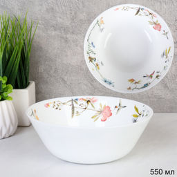 Набор суповых тарелок 6 штук 550 мл 155 мм ЕВРО / LGW-60 (7008) /уп 12/ Райский сад