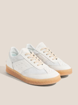 Женские кеды MM6 MAISON MARGIELA SNEAKERS Артикул 4661410, белый  фото 2