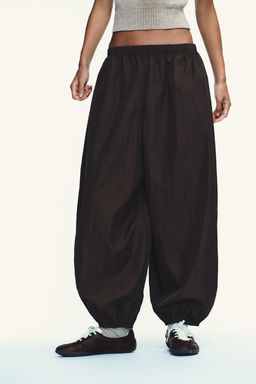 NYLON BALLOON TROUSERS - Zara фото 2