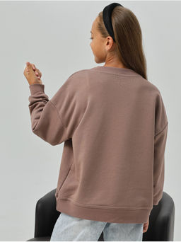 Свитшот Форвард Какао Девочка - София фото 7