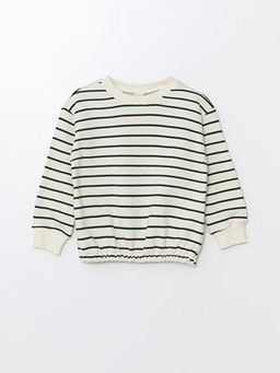 Bisiklet Yaka K?z ?ocuk Sweatshirt