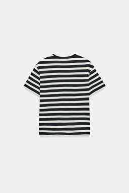 CAMISETA RAYAS ZA / Marino