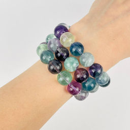 Бусины для украшений из Флюорита (32 бусины) 40 см