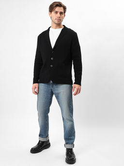 Кардиган мужской GREG G136-KF-черный 340  фото 4