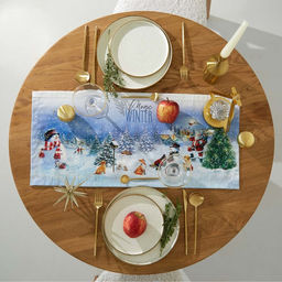 Дорожка на стол Этель Рождественский вечер 40х147 +/- 5 см, 100% хл, саржа 190 гр/м2  фото 4