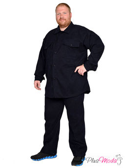 Рубашка-ветровка Модель №2007 размеры 44-84 - Plusmoda фото 9