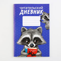 Читательский дневник Енотик, мягкая обложка, формат А5, 24 листа. - Artfox фото 7