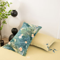 Комплект постельного белья Сатин с Одеялом 100% хлопок OB156 Евро 50-70 2 шт - Ситрейд фото 6