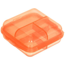 Цена за 10 шт. Таблетница - органайзер "ИДЕЯДОМА", 3 ячейки, 6*6*3см