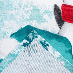 Набор новогодних кухонных полотенец Доляна Снежного настроения  35?60 см-2 штуки, 100% хлопок