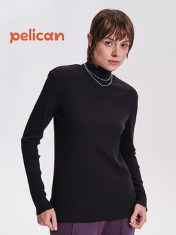 PELICAN, джемпер женский, Черный