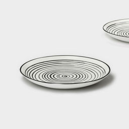 Набор тарелок десертных фарфоровых Magistro Hypnose, 20,5×2,5 см, 2 шт