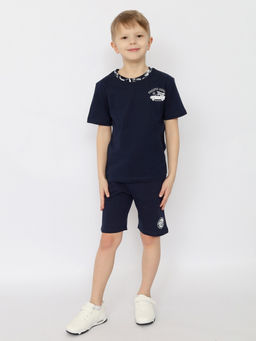 CRB wear/CSKB 63786-41-401 Футболка для мальчика,темно-синий/Ex.Cherubino  фото 2