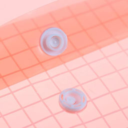 Цена за 12 шт. Папка-конверт на кнопке, А4, 120 мкм, Calligrata «Клетка», тонированная, розовая