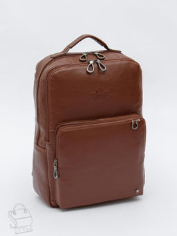 Рюкзак мужской кожаный 3921Z brown Zinimsk