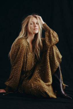 Maxivestido estampado - H&m фото 3