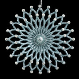 Цена за 1 шт. Украшение ErichKrause Decor Снежинка двухслойная 10.5см