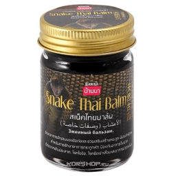 Змеиный черный тайский бальзам Banna, Таиланд, 50 г Акция